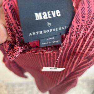 NWT Maeve by Anthropologie blouse size Large